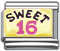 Italian Charms - Fits Nomination - Enamel - SWEET 16